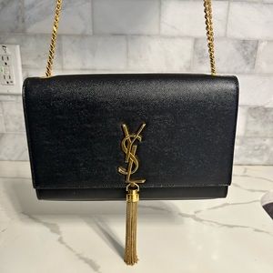 Saint Laurent Kate Medium Chain Bag with Tassel